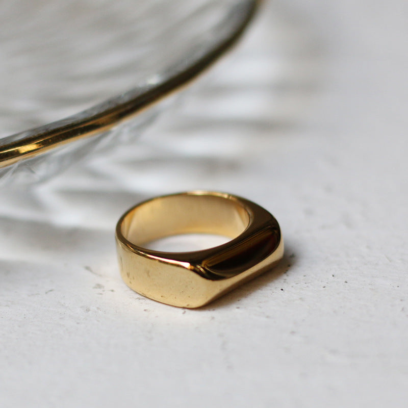 Geometrically Round Flat Simple Matching Ring