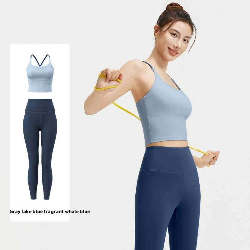 2pc Women's Solid Sportwear Set