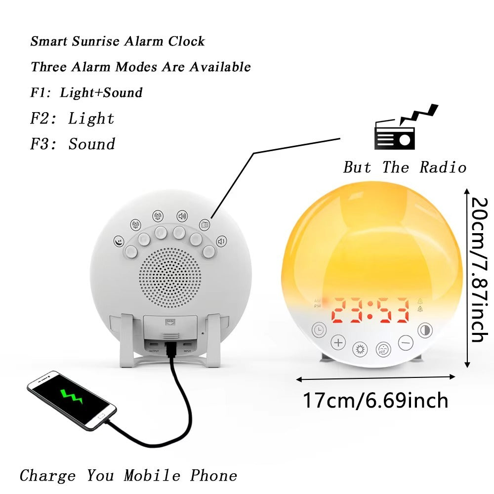 Popular Natural Light Siren Best Selling Halloween Wake Up Light