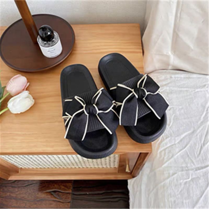 Non-slip Bow Detail Slipper