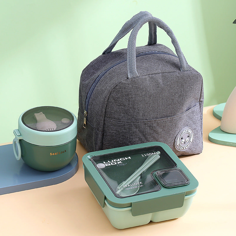 Portable Portable Compartment Microwaveable Heating Simple Light Food Bento Box