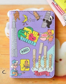 Comic Doodles Passport Wallet