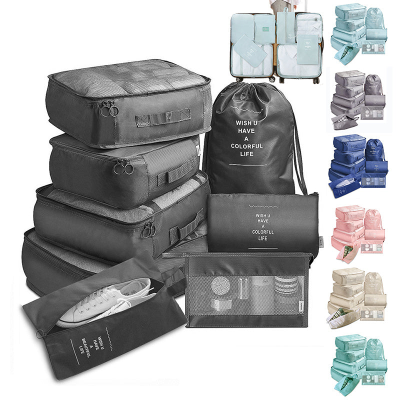 8-Piece Luggage Divider Travel Organizer
