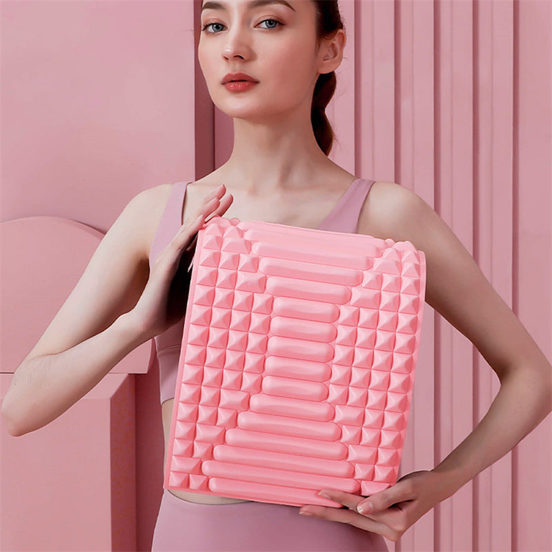 Back Stretcher Pillow Neck Lumbar Support Massager Neck Waist Back Pain Relief Massage Relaxation