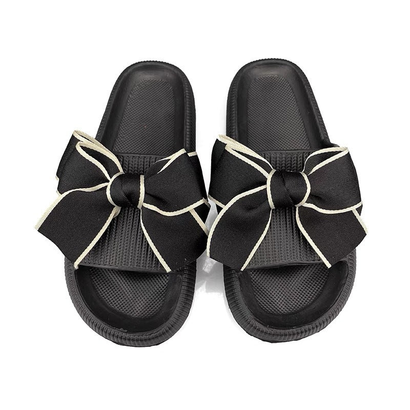 Non-slip Bow Detail Slipper