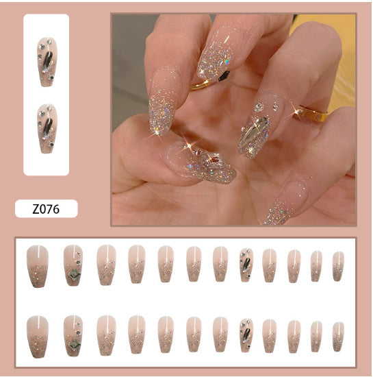 Mid-length Ballet Nail Manicure Wearable Nail Sticker