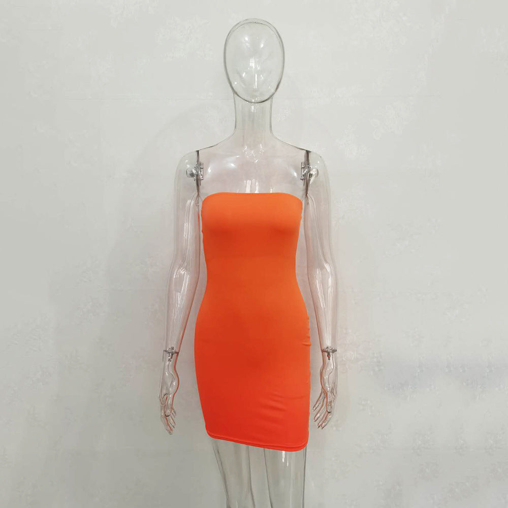 Sleeveless Tube Dress