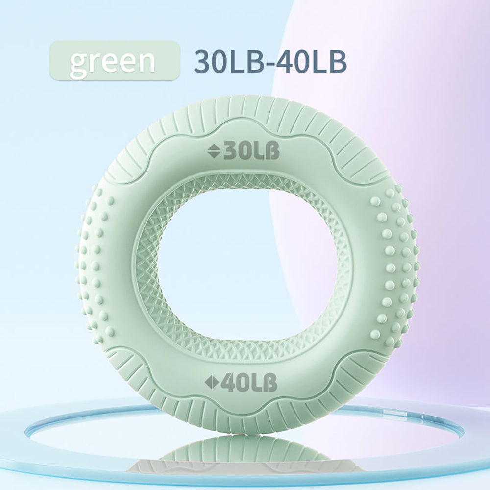 Silicone Arm Strengthening Exercise Gripping Ring Fitness Gym Finger Forearm Trainer Carpal Expander Hand Grip Strengthener Silicone Rings Fingers Forearms Exercises Grip Trainer