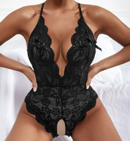 Abdominal One Piece Uniform Suit Ile Temptation Pajamas  Back