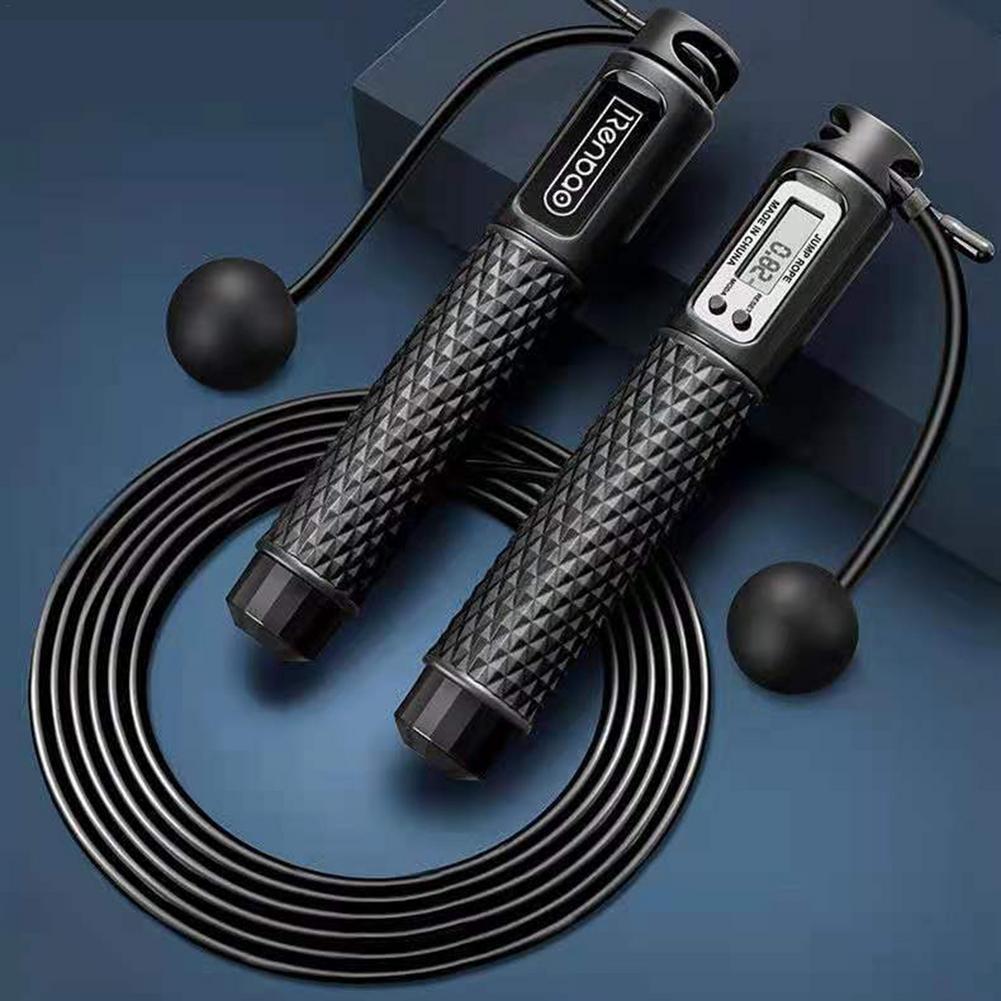 Digital Skipping Rope Smart Counter Fitness Weight Loss Exercise Jump Rope