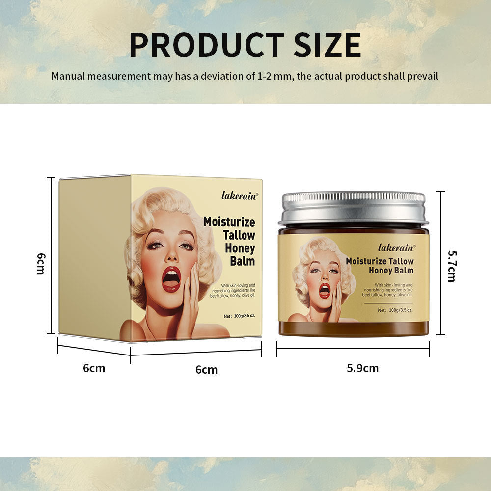Tallow Honey Moisturizer Cream Skin Care Facial