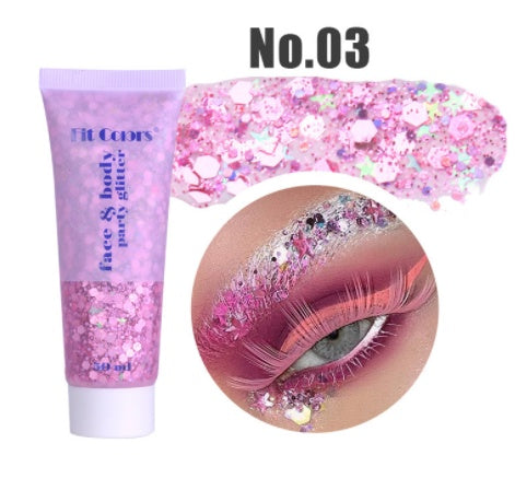 Mermaid Scales Face Body Lip Glitter Eyeshadow Glitter Polarized Light