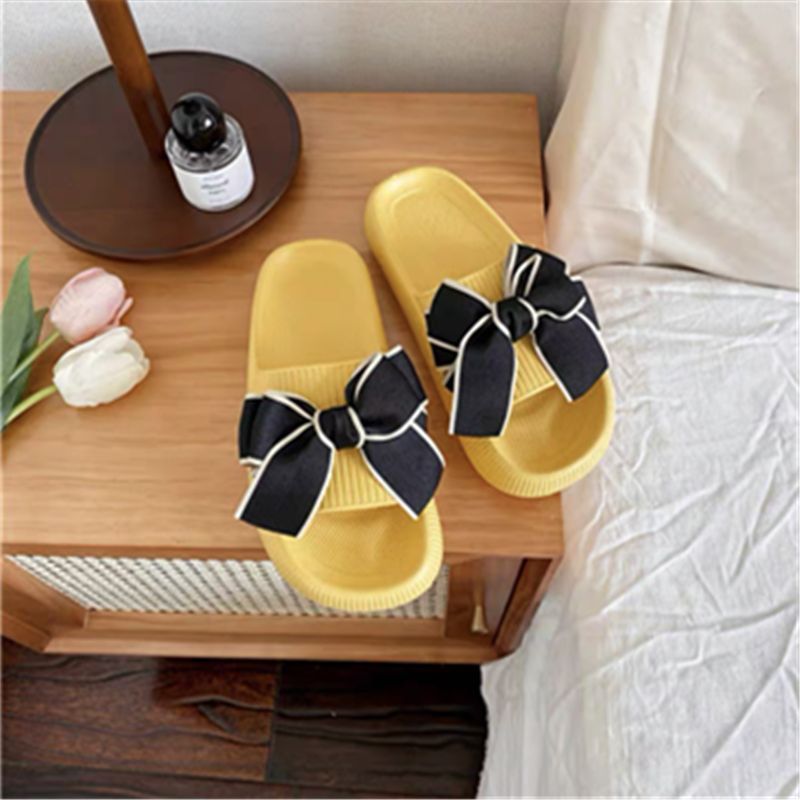 Non-slip Bow Detail Slipper