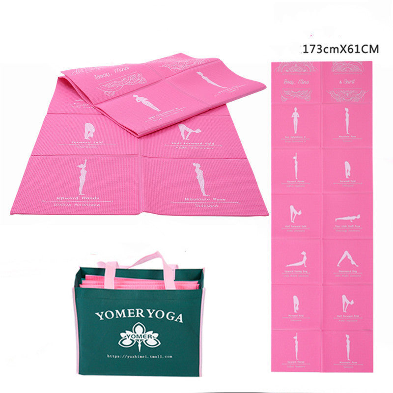 Illustrated Yoga Positions Yoga Mat