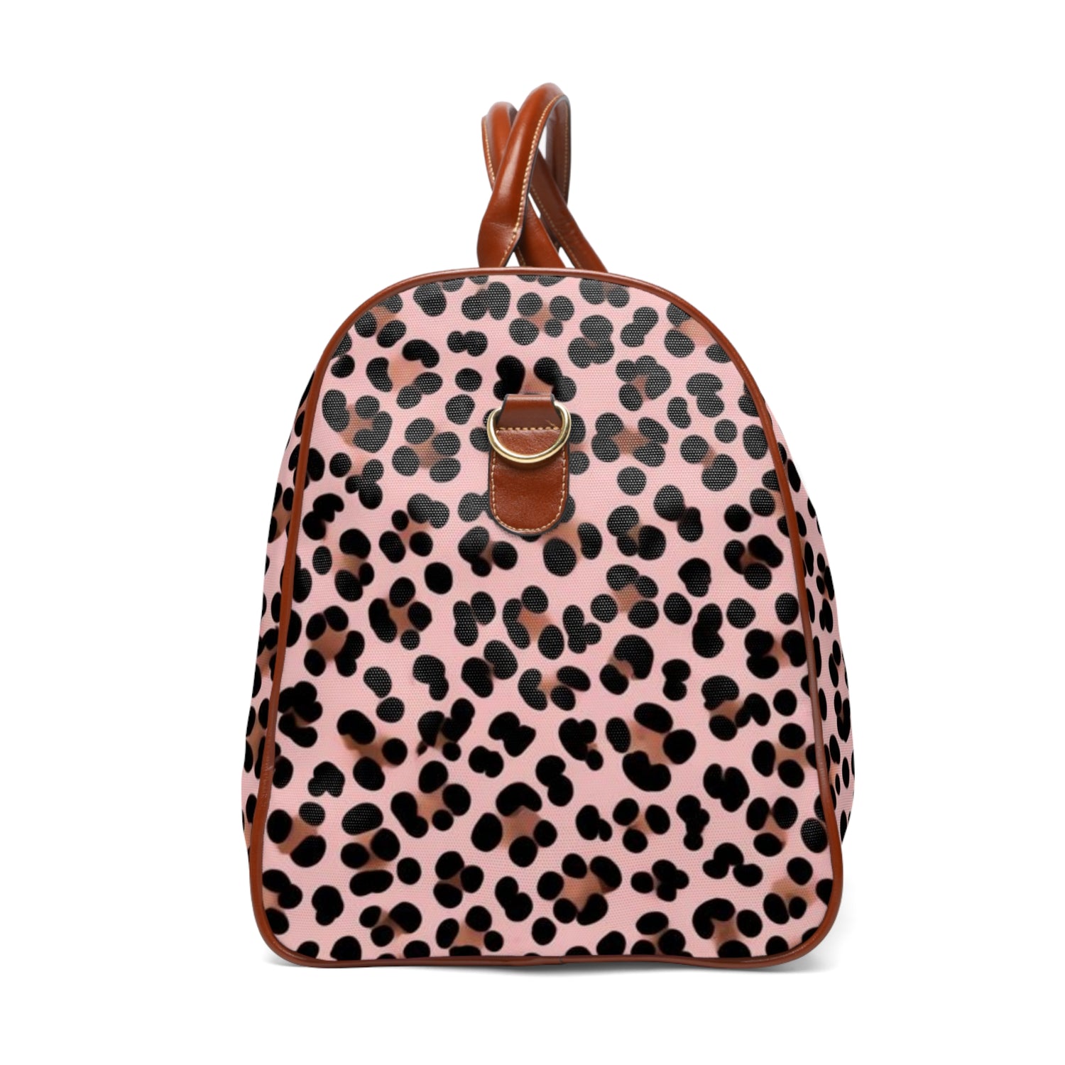 Pink Leopard Waterproof Travel Bag