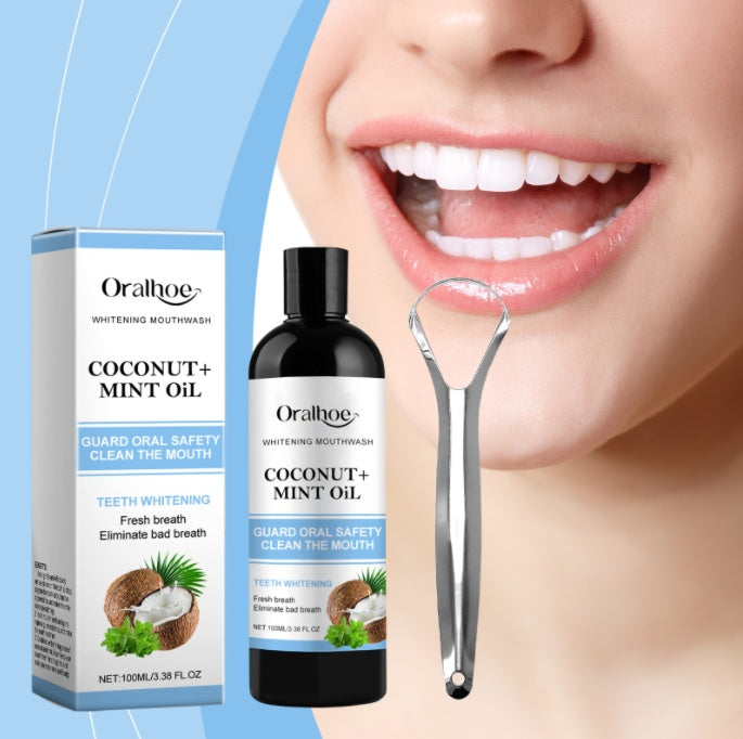 Coconut Mint Oil Mouthwash Oral Care