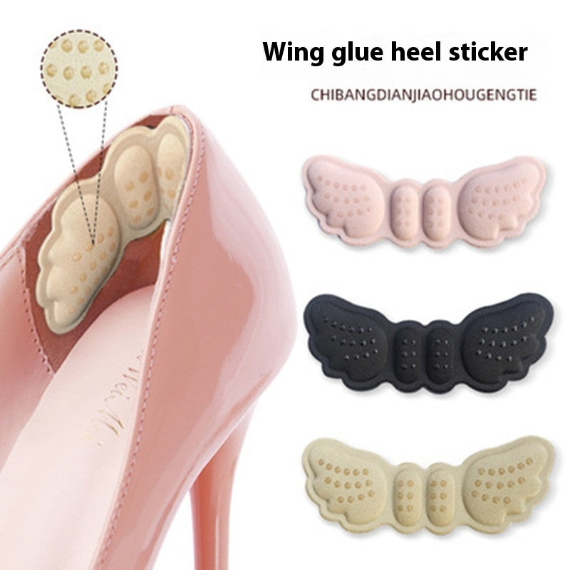 Invisible Angel Butterfly Sponge 4D Heel Grips Thickened Anti-blister Heel Grips