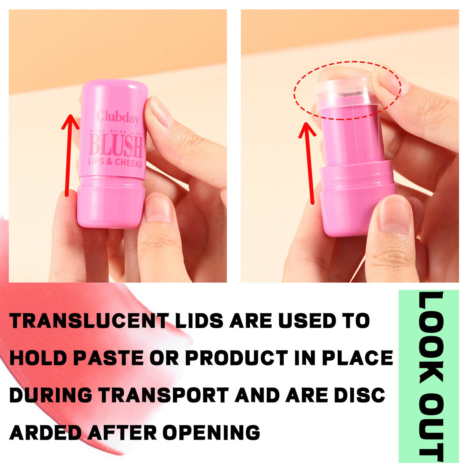 Gel Blush Set Bouncy Nourishing Moisturizing Matte Rouge