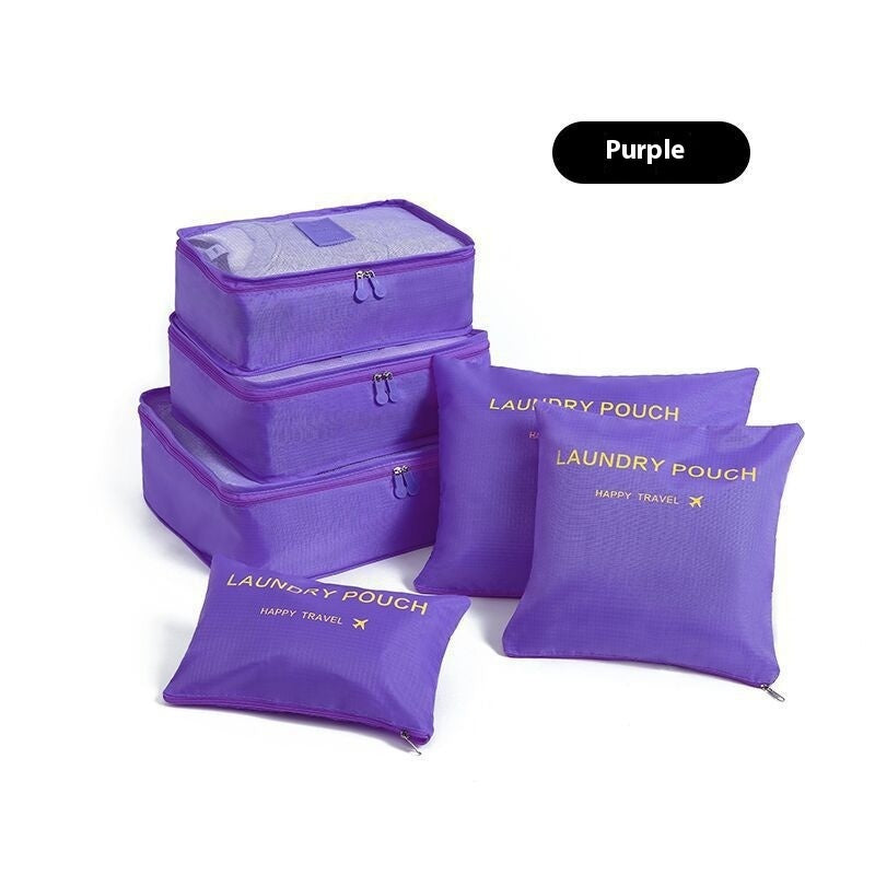 6pcs Travel Storage Compartment Set