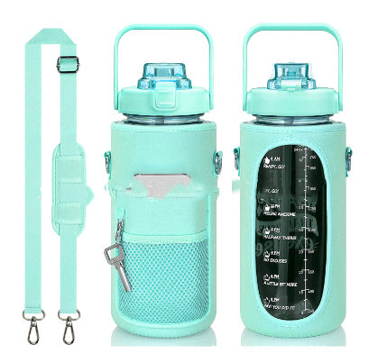 Thirst Quench Transparent Travel Bottle with Optional Travel Bag