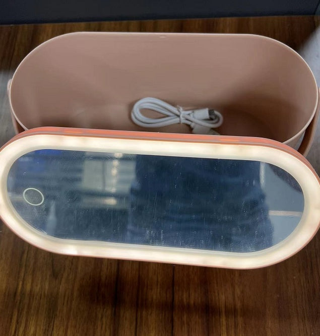 Portable storage cosmetic box