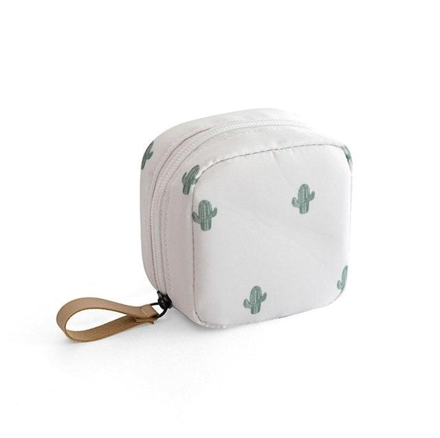Portable mini cosmetic bag