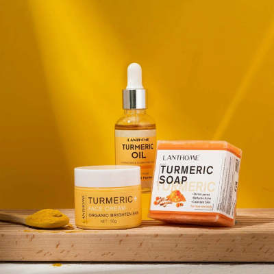 Ginger Turmeric 3-Piece Brightening Skin Care Set