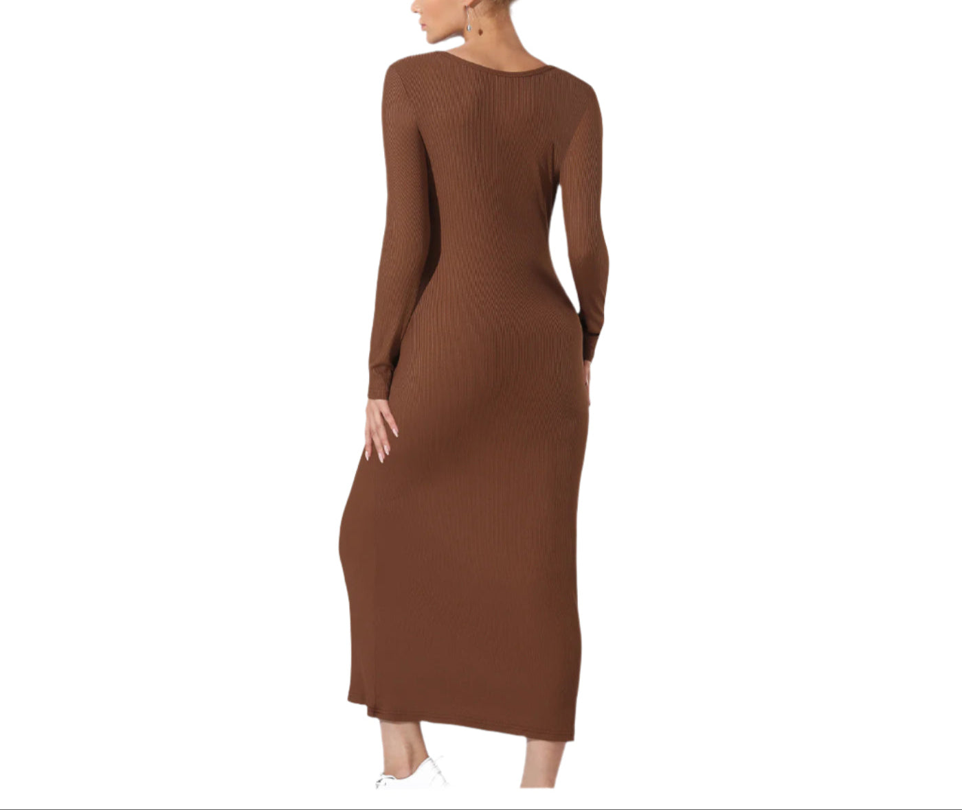 Women's Fashion Simple Solid Color Dress