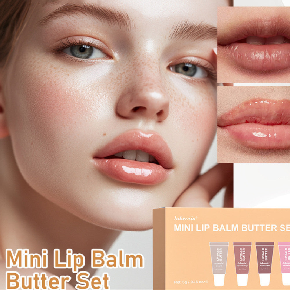 Mini Summer Butter Lip Balm Suit Nourishing Moisturizing Gloss