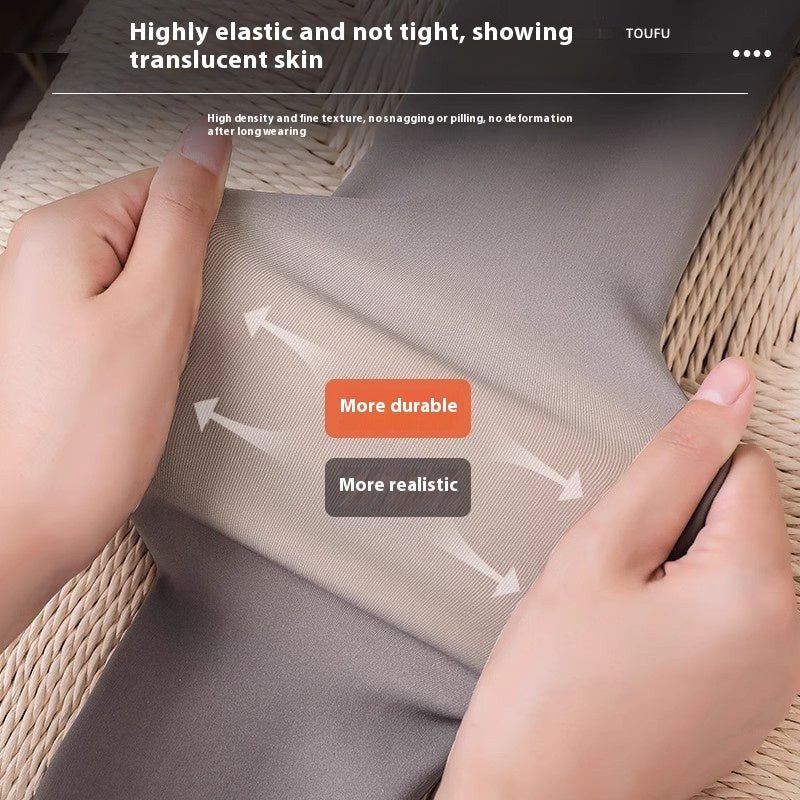 Cold Season Transparent Curvy Plus Leggings