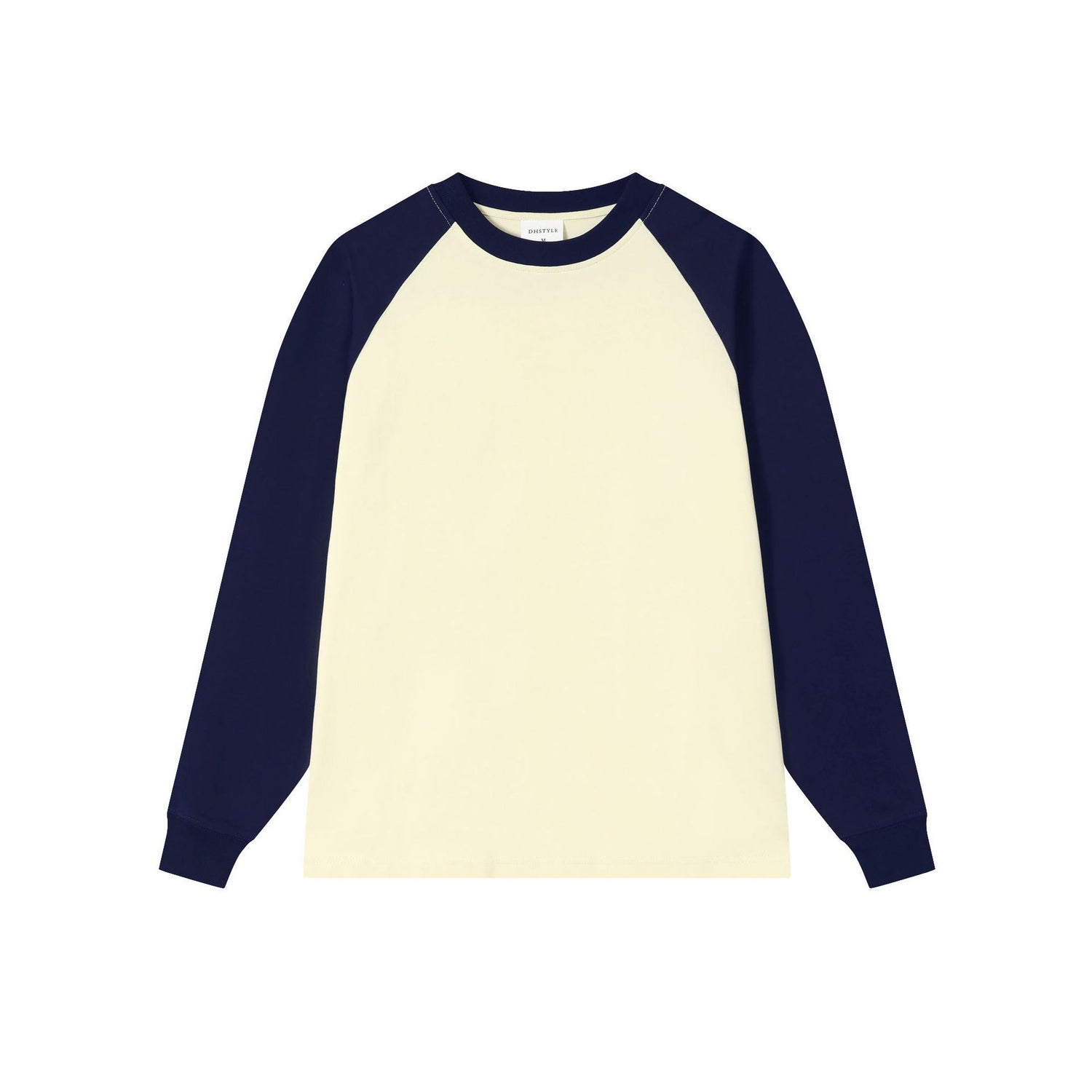 Premium Cotton Thread Sleeve Round Neck Raglan Shirt For Women