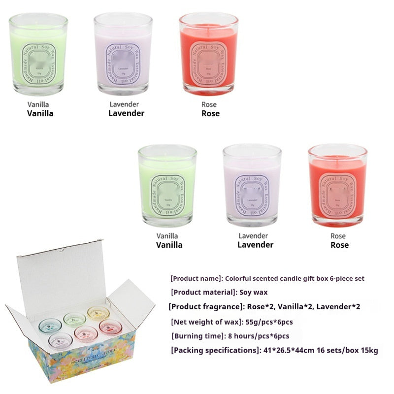 Dopamine Color Glass Aromatherapy Candle