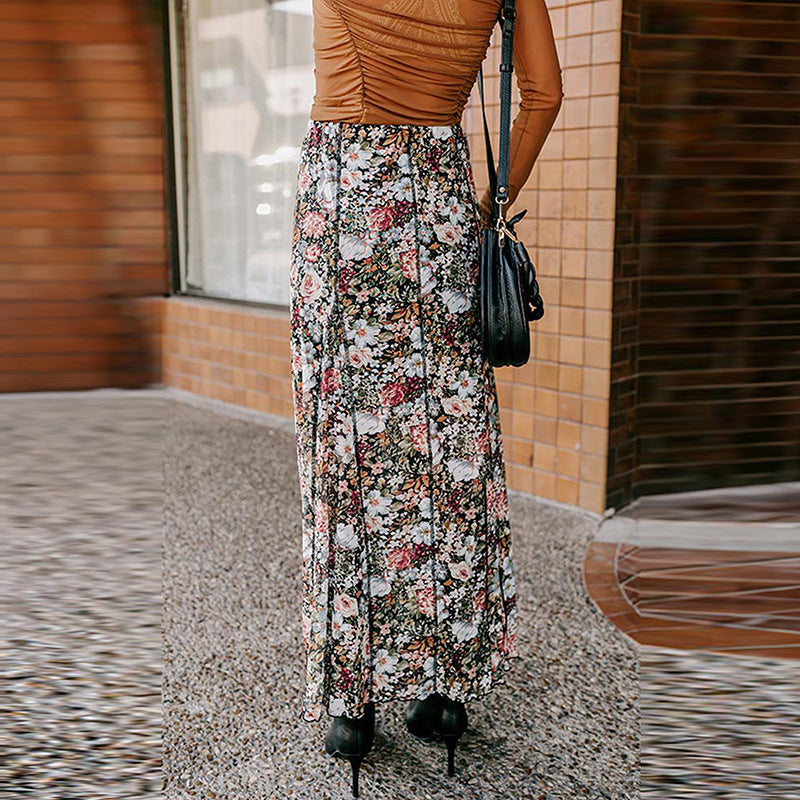 Women's Multi-color Floral Print Sheath Dress