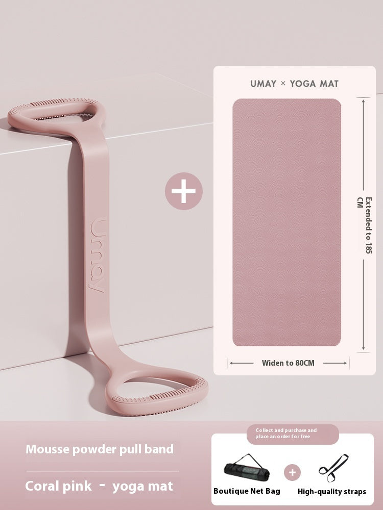 Chest Expander Women's Open Back Elastic Band Home Fitness Yoga Stretch