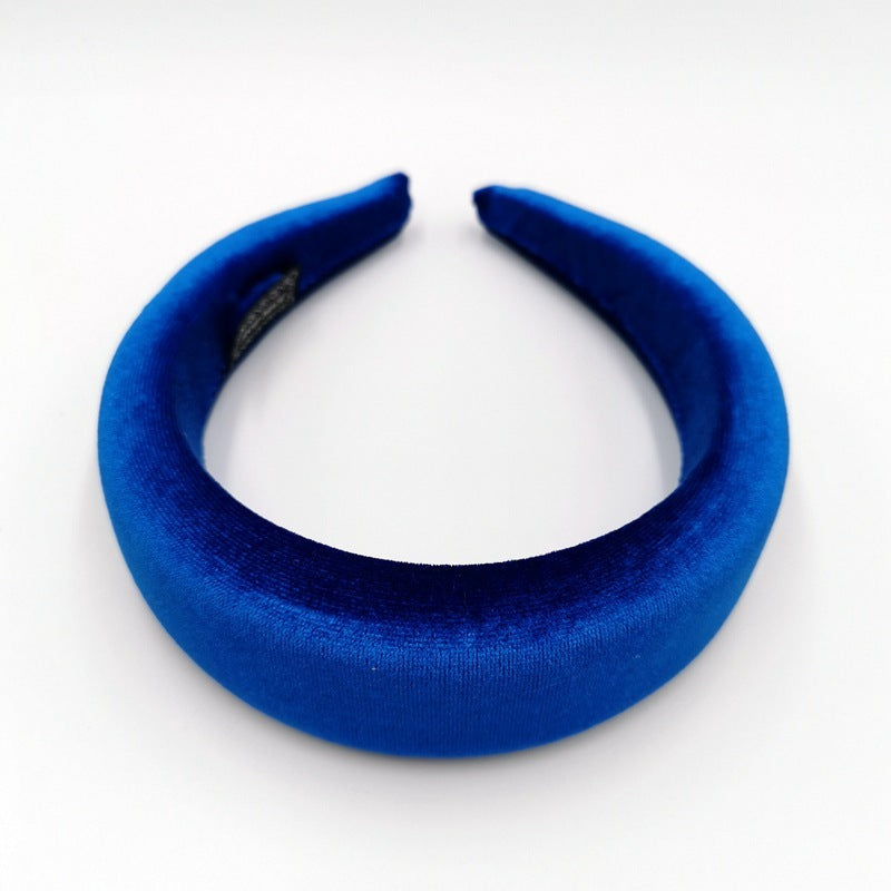 Gold Velvet Flannel Sponge Headband