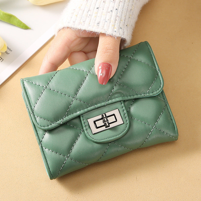 Classic Quilted Wallet Clutch