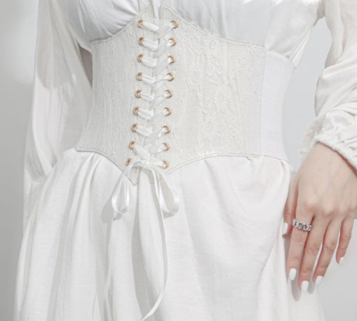 Front Lace-up Lace Corset Belt