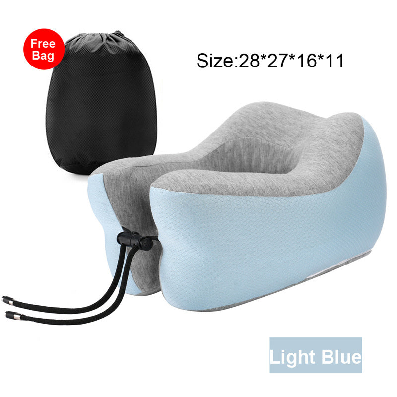 Travel Slow Rebound Memory Foam U-shaped Pillow