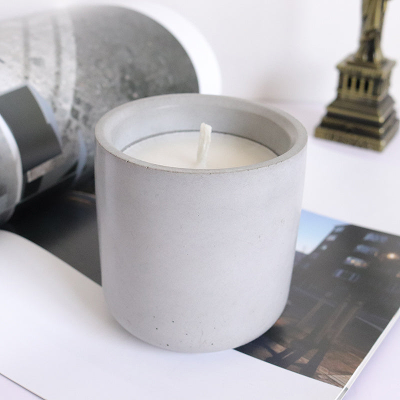 Creative Round Cup Candle Silicone Mold Concrete Aromatherapy Plaster Cup