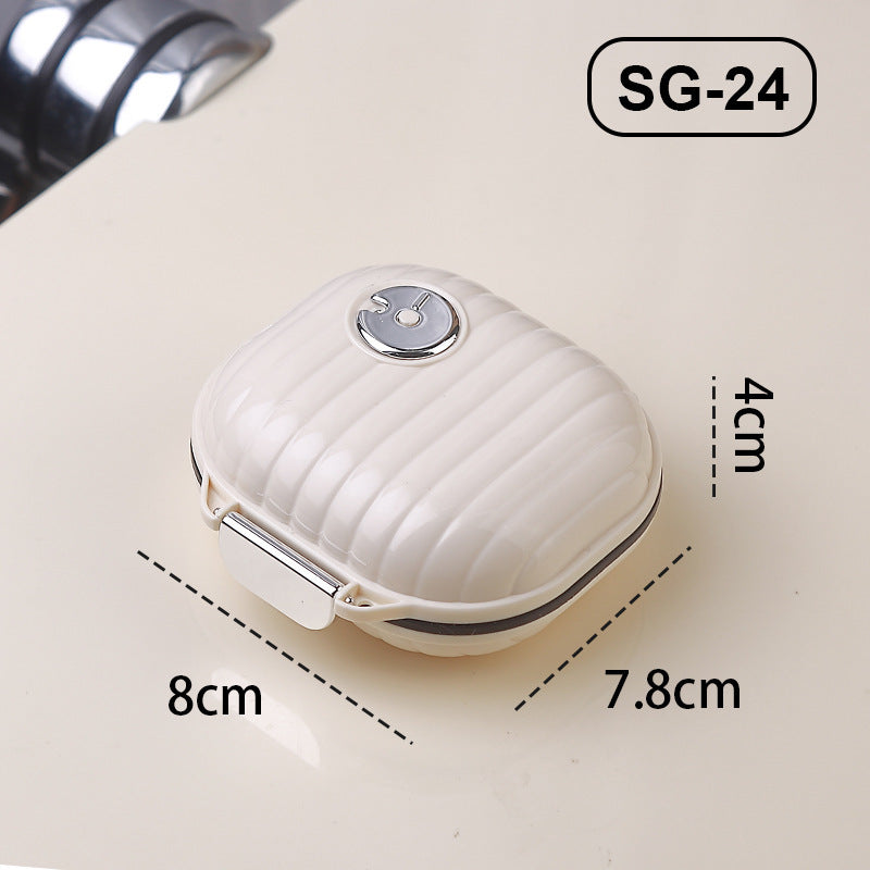 Pill Box Portable Dispenser Sealed Waterproof Mini Portable