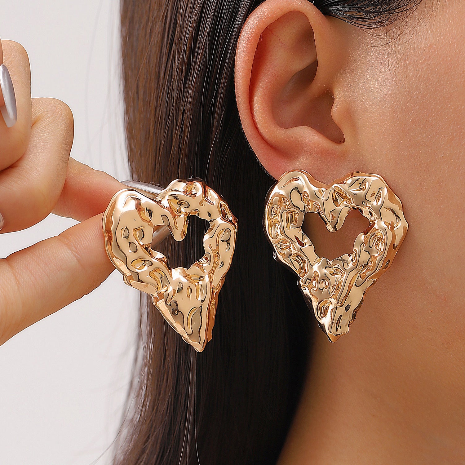 Heart-Shaped Earrings Love Earrings