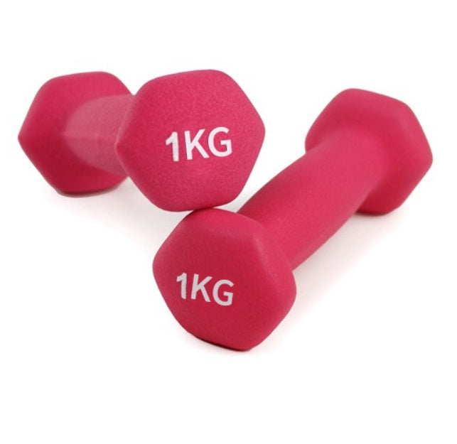 Color Coated Small Hexagonal Dumbbells