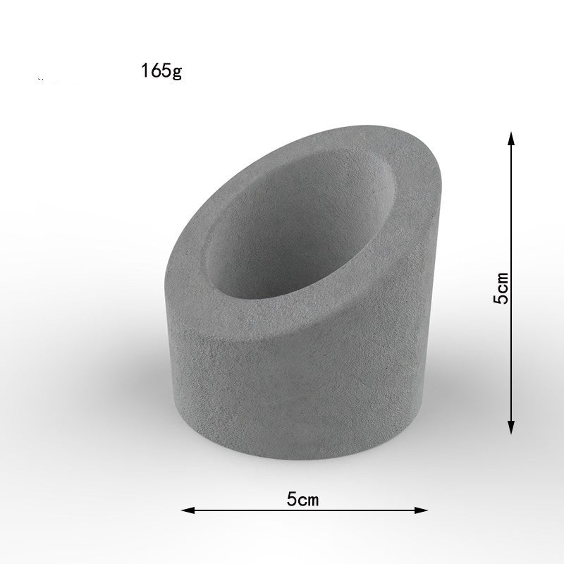 Creative Round Cup Candle Silicone Mold Concrete Aromatherapy Plaster Cup