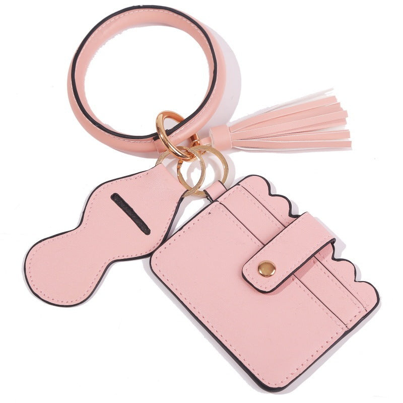 Wrist Keychain ID Card Holder