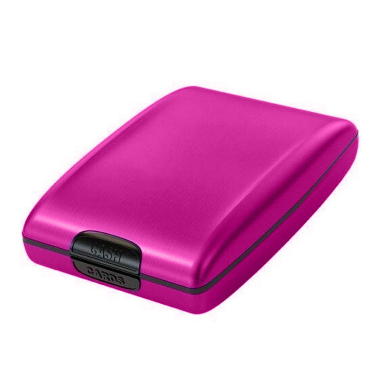 Aluminum metal card holder bank card box