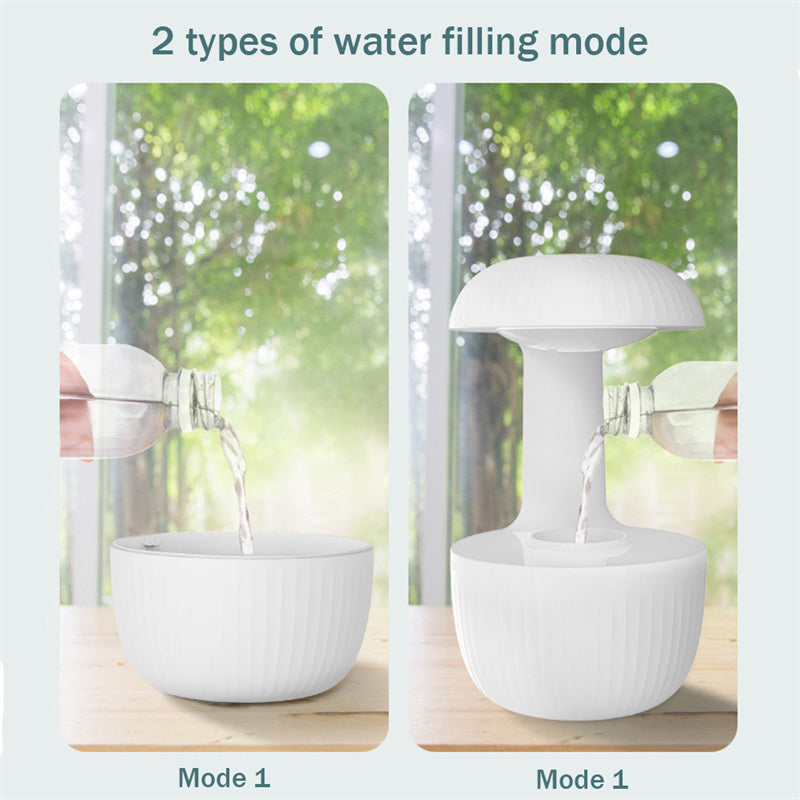 Anti-Gravity Silent Water Droplet Humidifier Cool Mist Maker Fogger