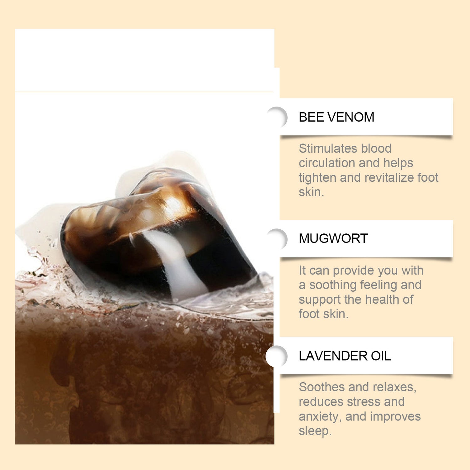 Foot Bath Condensate Beads Herbal Soothing Leg