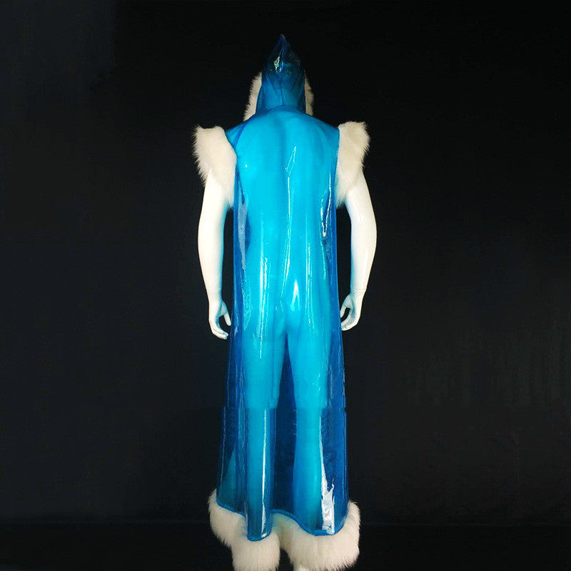 Fur Trim Costume Cosplay Robe Vest