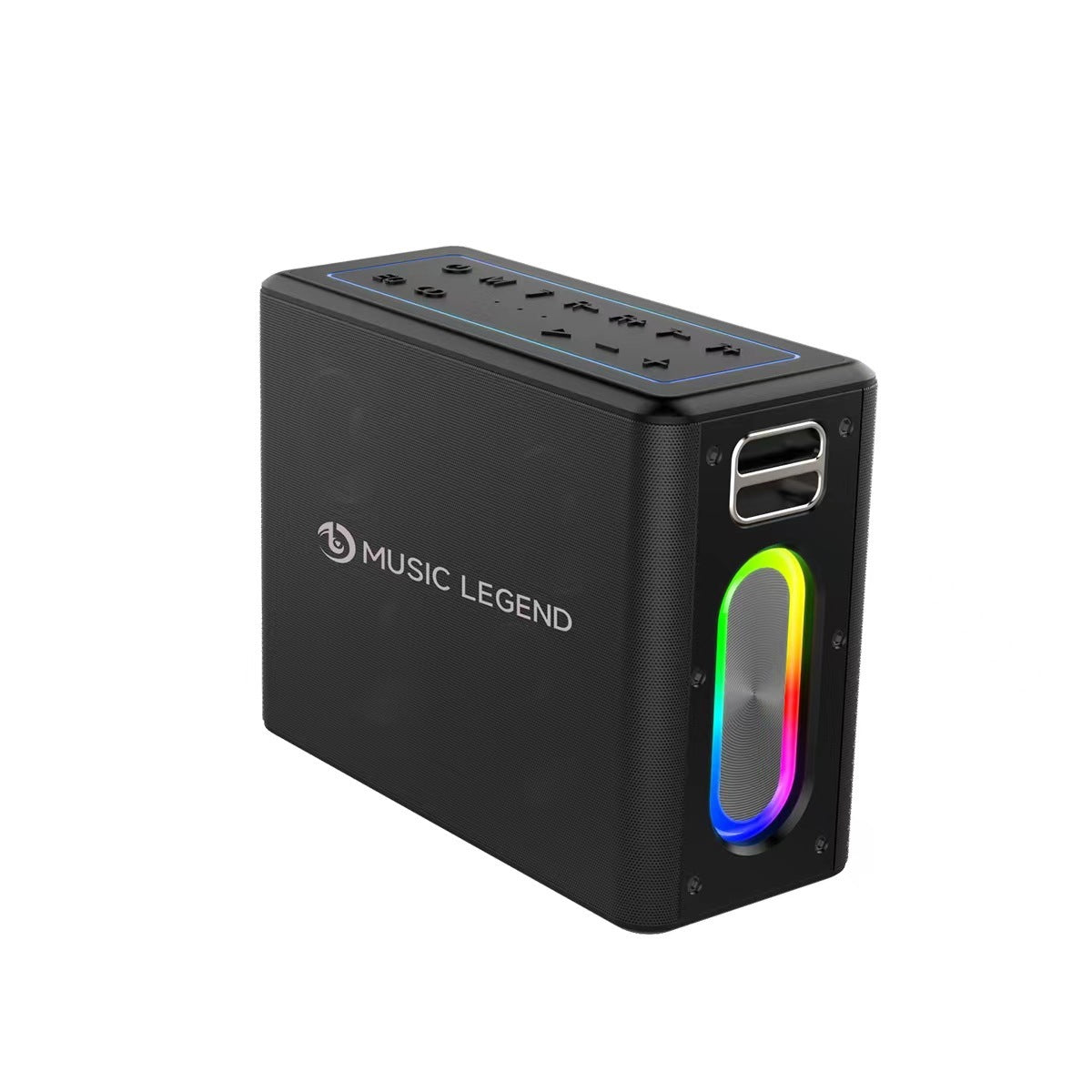 High-power Outdoor Karaoke Bluetooth Audio Mobile Karaoke With Microphone Sound Card