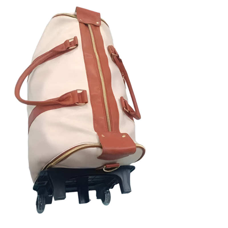 Large Capacity Trolley Travel Bag, Portable Folding Fitness Bag